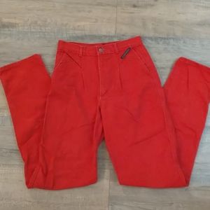 Red vintage Rockies Rocky Mountain jeans